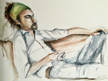Angus in Watercolor